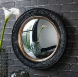 Madmoiselle Boutique Black Convex Mirror